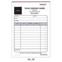 Standard Invoice Form 09
