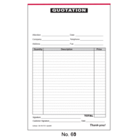 Standard Quote Form 60