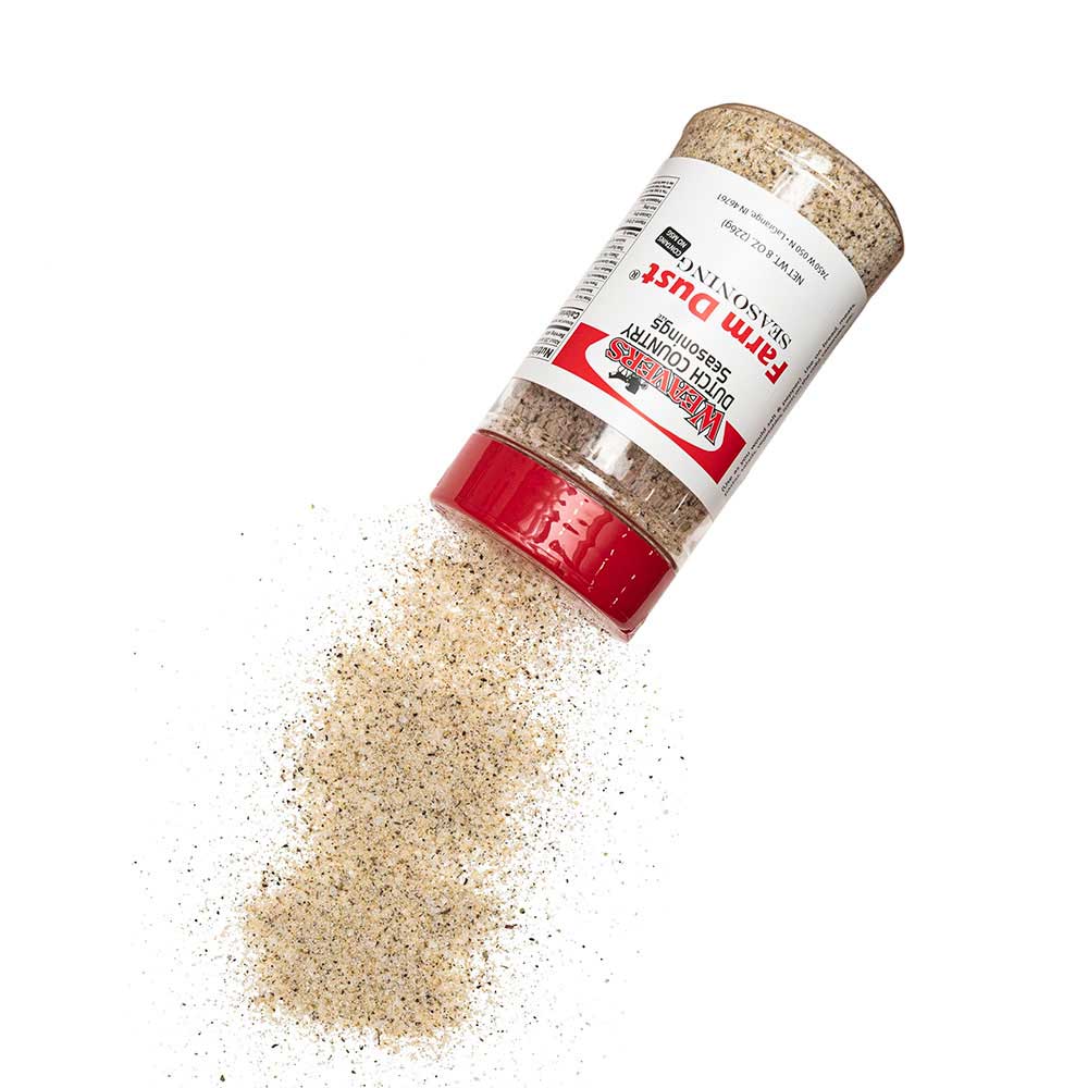 Weavers Dutch County Seasonings Farm Dust, spilled