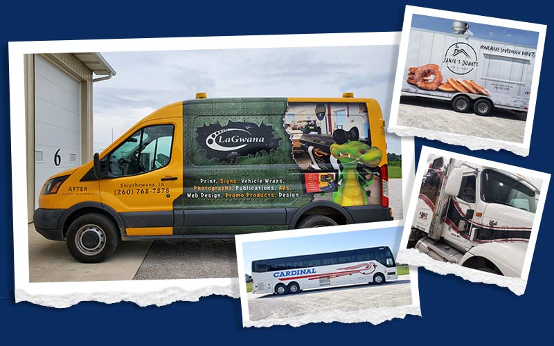 Examples of our vehicle graphics projects